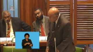 Fijian Minister for Defence informed Parliament on the equipping of the Fiji Police Force