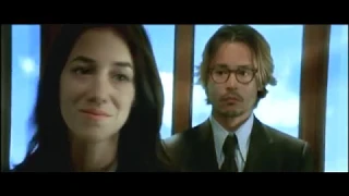 Johnny Depp in Radiohead's "Creep" video (from Happily Ever After) with Charlotte Gainsbourg