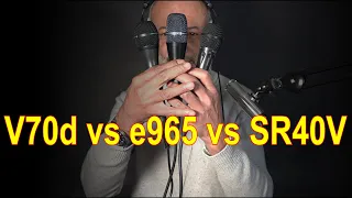 Comparison Request - V70d vs e965 vs SR40V