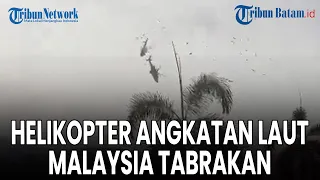 Helikopter Angkatan Laut Malaysia Tabrakan Saat Latihan
