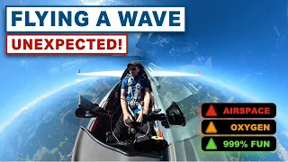 FLYING A WAVE – unexpected – cockpitview with commentary