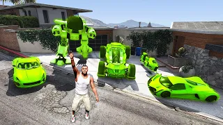 Franklin Collecting SECRET ALIEN CARS In GTA 5