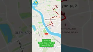 автобус 97 спб на карте