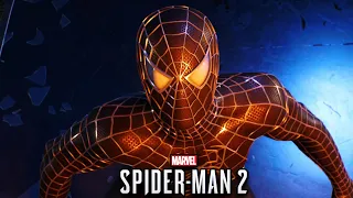 Black Raimi Suit Spider Man Gameplay - Kraven's Attack on Harry's Laboratory Scene| Spider-Man 2 PS5