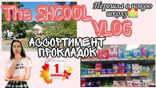 Перешла в НОВУЮ ШКОЛУ😵?! //Как меня приняли😅?! //Ассортимент прокладок🌺💖// The Shcool VLOG😻//