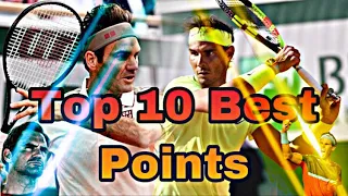 Federer vs Nadal | Top 10 Best Points at French Open (HD)