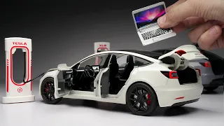 Unboxing of Tesla Model 3 🤑🥵 Diecast Model Car