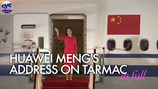 FULL VIDEO: Huawei's Meng Wanzhou returns to China, after 1,028 days of detention in Canada