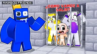 ¡NOS ENCIERRAN EN LA CÁRCEL DE RAINBOW FRIENDS! 😱 | BEBE NOOB, MICHI MIAU Y CAPITAN WINKI MINECRAFT