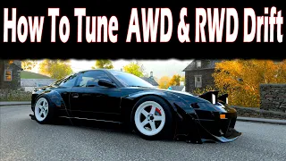 FORZA HORIZON 4 "How To Tune AWD & RWD Drift" Tutorial