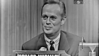 What's My Line? - Richard Widmark; Victor Borge [panel] (Jan 31, 1954) [UPGRADE!]