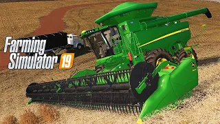 JD S780 COLHENDO FEIJÃO NA LADEIRA | Farming Simulator 19 | Os Pioneiros 2ª Temp - Ep 26