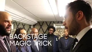 Jimmy Fallon Backstage Magic Trick  Dan White and The Roots