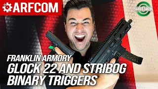 Glock 22 and Stribog Binary Triggers | Franklin Armory | Shot Show 2024