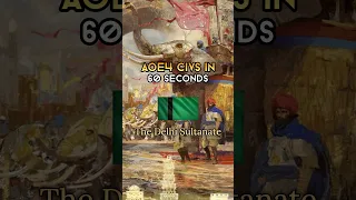 The Delhi Sultanate - AOE4 Civs in 60 Seconds #aoe4 #ageofempires #ageofempires4