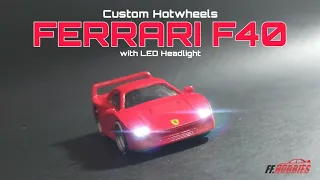 Speed Build Ferrari F40 Custom Hot Wheels