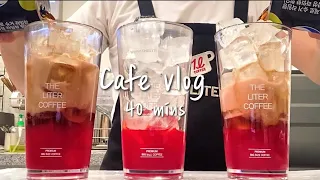 (Eng)🩸🍒Cafe vlog collection of 40minutes🍒🩸 / 40mins cafe vlog
