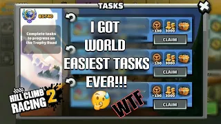 I got World easiest tasks ever!! - Hill Climb Racing 2