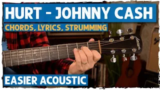 Hurt - Johnny Cash | Easy Strumming Version Guitar Tutorial & Lesson