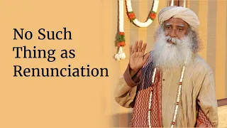 No Such Thing as Renunciation - Sadhguru at IIT Madras | Shemaroo Spiritual Life