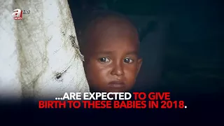 Suffering Rohingya babies