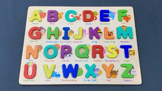 ABC Puzzle Toy | Learning Toy Letters and Alphabet Video for Toddlers