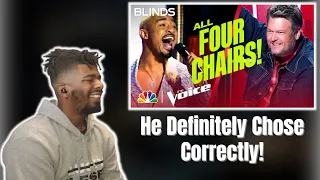 (DTN Reacts) Kevin Hawkins' Four-Chair Turn Performance of "Isn't She Lovely" | The Voice 2022