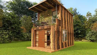 4 x 6 Meter House with Loft ( 258 Sqft ) | Tiny House Design