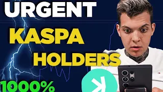 Kaspa Crypto / Kaspa Coin Urgent Bearish Signs / NEXT Kaspa Pump Price Update / Prediction