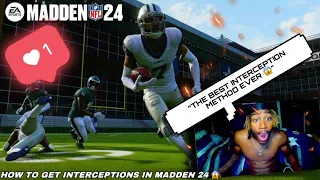 How To GET EASY INTERCEPTIONS In Madden 24 AS A CORNERBACK IN Superstar Mode! (GUARENTEED RESULTS!)