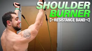 Resistance Band Shoulder Workout At Home to Get Ripped!