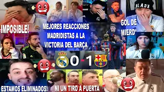 UN DESASTRE! MEJORES REACCIONES MADRIDISTAS AL REAL MADRID VS BARCELONA (0-1) GOL CONTRA DE MILITAO