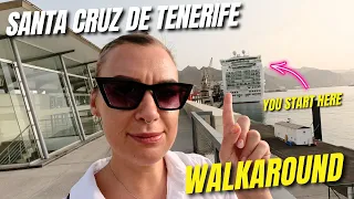 Santa Cruz De Tenerife Walk  | Tenerife Walk 4k