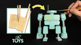 Creating A Robot From Scratch Only Using Wood
