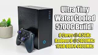 Ultra Small Water Cooled Ryzen 7 5700G Gaming PC Build!