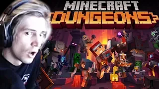 NEW MINECRAFT GAME! - xQc Plays Minecraft Dungeons | xQcOW