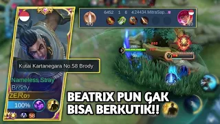 BEGINI CARA LAWAN BEATRIX SAMPAI COKLAT!! | BRODY GAMEPLAY - Mobile Legends