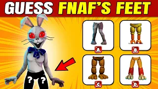 Guess The FNAF Character by Voice & Feet - Fnaf Quiz | Five Nights At Freddys| Vanny, Chica, Foxy