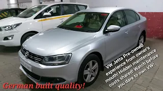 Pre Owned VW Jetta in 6lac ownership review. Maintenance cost, spare parts cost,pros & cons by owner