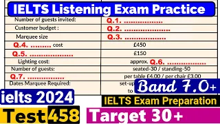 IELTS Listening Practice Test 2024 with Answers [Real Exam - 458 ]