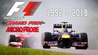 История / Эволюция F1 Grand Prix от Microprose