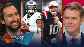 Eagles beat Patriots in Wk 1, Mac Jones feels like he ‘let the team down’ | NFL | FIRST THINGS FIRST