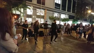 Waikiki Bboys' Street Performance in Honolulu, Hawaii