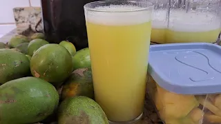 SUCO de CAJÁ-MANGA verde @helenitacassao