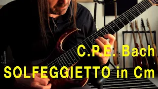 C.P.E. Bach - Solfeggietto in Cm H220 (electric guitar)