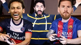 NEYMAR PLAYS FIFA 18 WITH MESSI | Footy Friends