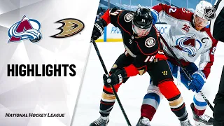 Avalanche @ Ducks 1/22/21 | NHL Highlights