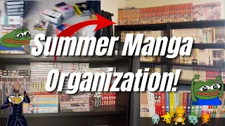 Time to Reorganize my Manga Collection! | Thibby | Summer 2022 Manga Organization