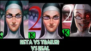 Evil nun 2 beta vs trailer vs real chase music