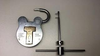 (178) Make Your Own 2 in 1 Old English Padlock Pick - HUK Pick Modification